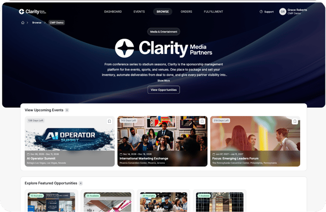 org landing page